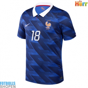Billiga Frankrike Warren Zaire-Emery #18 Hemmatröja VM 2026 Kortärmad